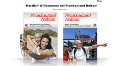 Desktop Screenshot of frankenland-reisen.de