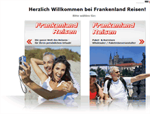 Tablet Screenshot of frankenland-reisen.de